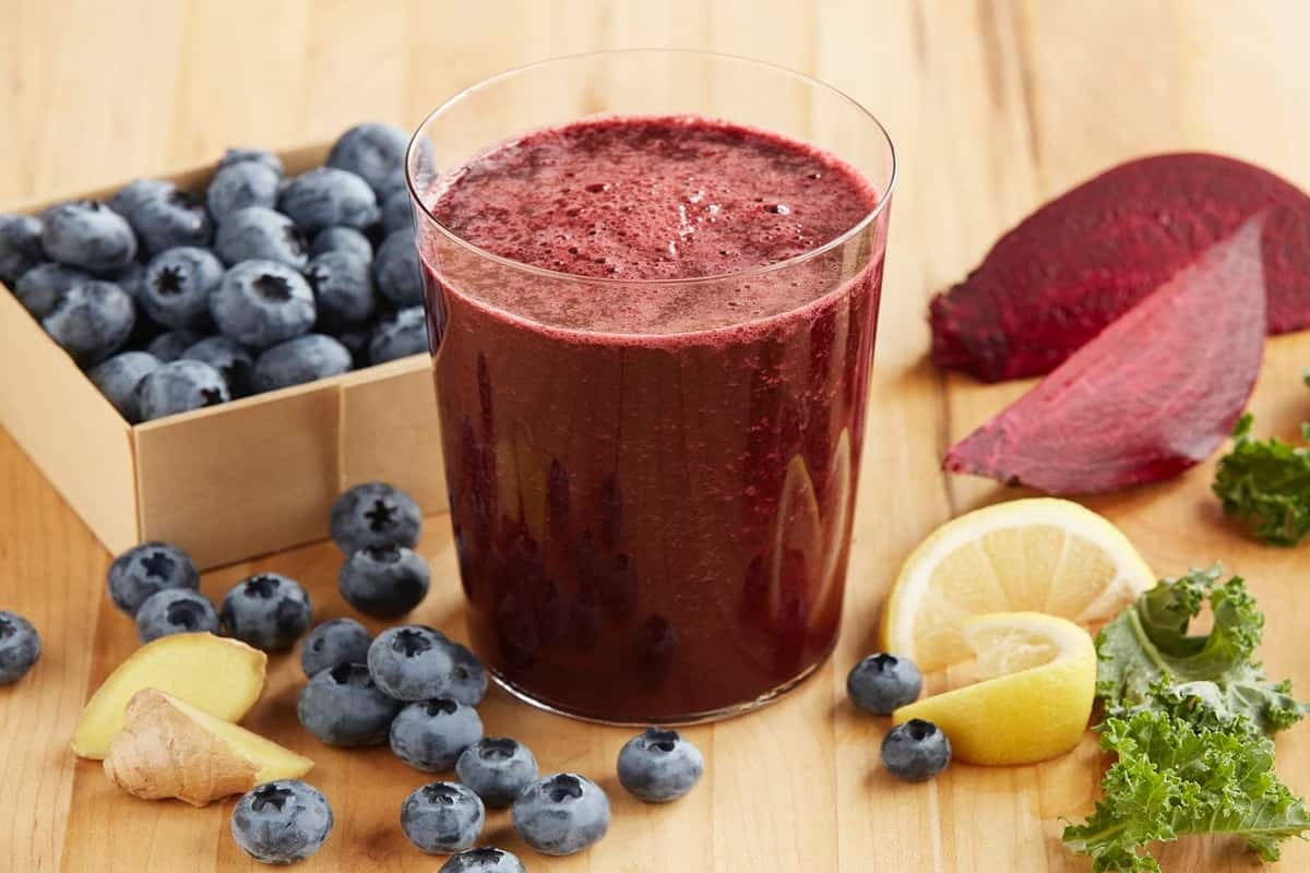  blueberry juice concentrate nutrition facts in various beverages 